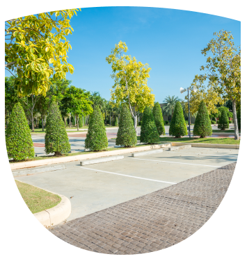 Parking Spaces and Driving Lanes